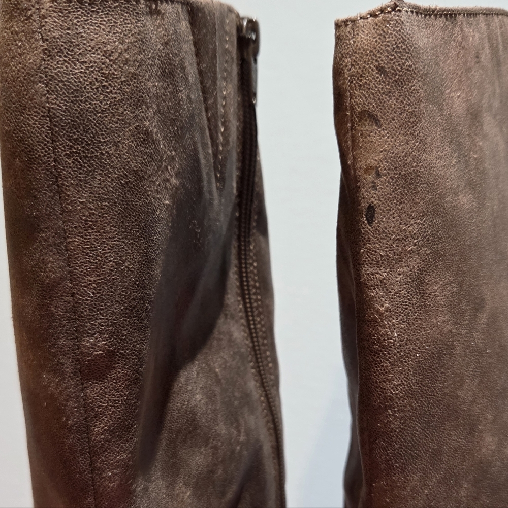American Rag Women's Kyle Round Toe Wedge Taupe Boots, Size 11M - Picture 10 of 12